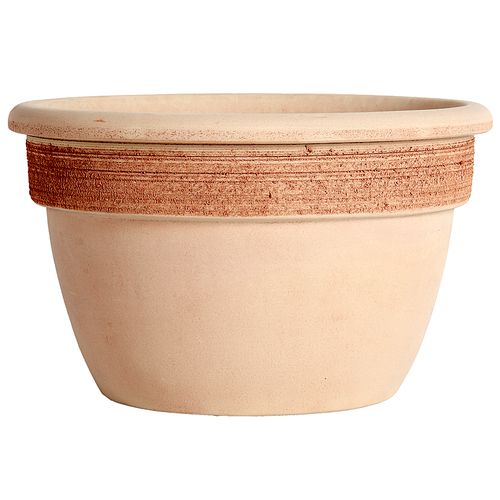 SAKSIJA 42 CM CAMPANELLA GRAFFIATA TERRACOTTA DEGREA slika 1