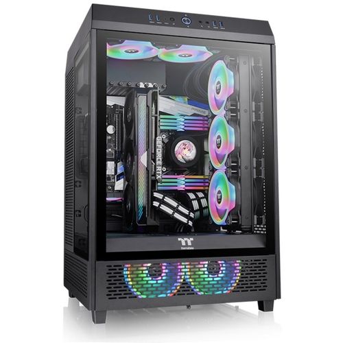 Thermaltake The Tower 500 Mid tower case, TG, 2x Standard 120mm fan slika 1