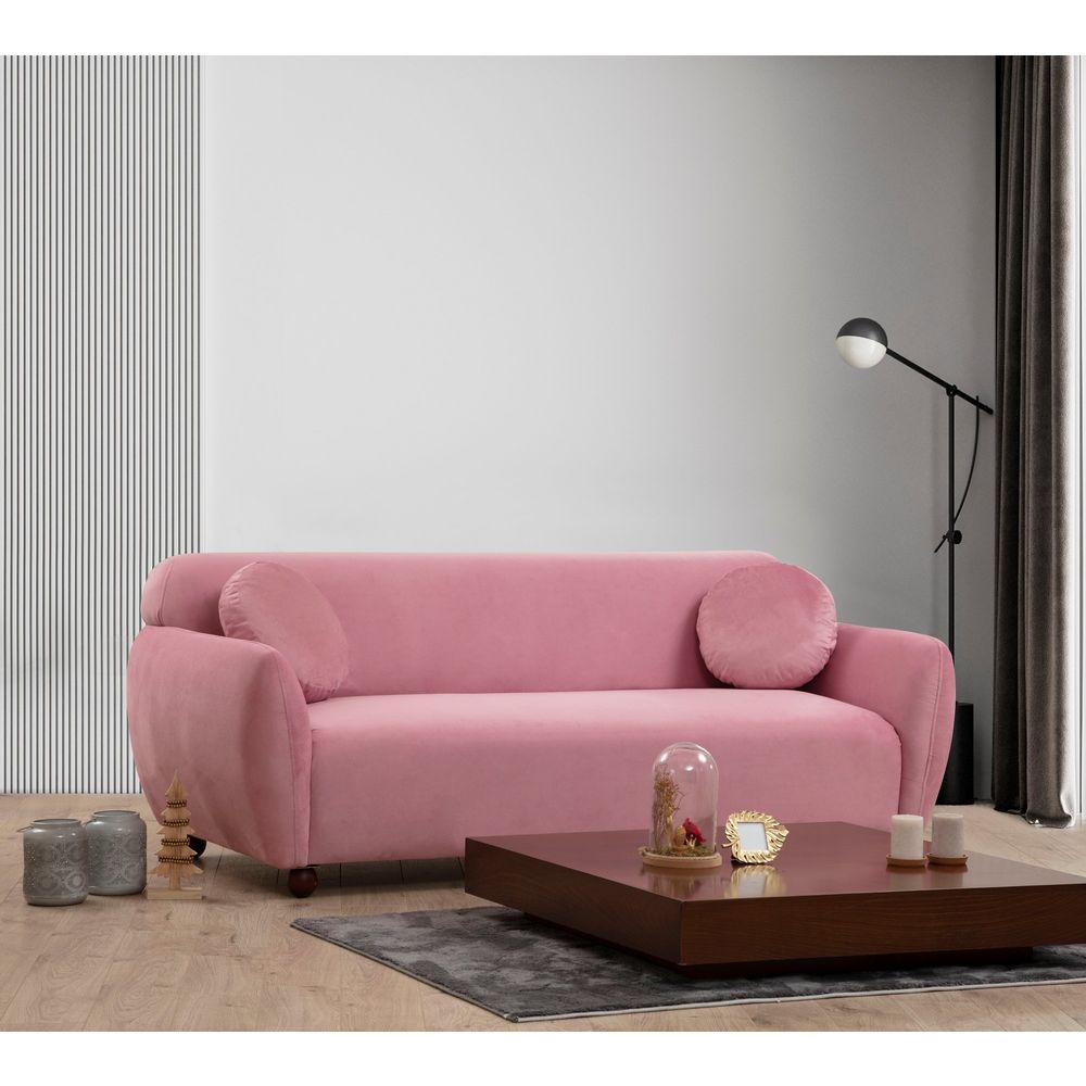 Eddy - Sofe u boji Rose Dusty Rose sa 3 sjedala slika 2