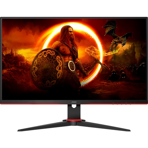 AOC monitor 27" Q27G2E/BK - G2 Series, 2560 x 1440 QHD @ 155 Hz VA 250 cd/m² 3000:1 1 ms 2xHDMI DisplayPort, LED, Gaming slika 1