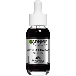 Garnier PureActive serum za lice AHA + BHA Charcoal 30ml