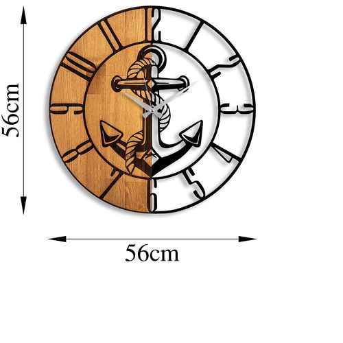 Wooden Clock - 58 Walnut
Black Decorative Wooden Wall Clock slika 7