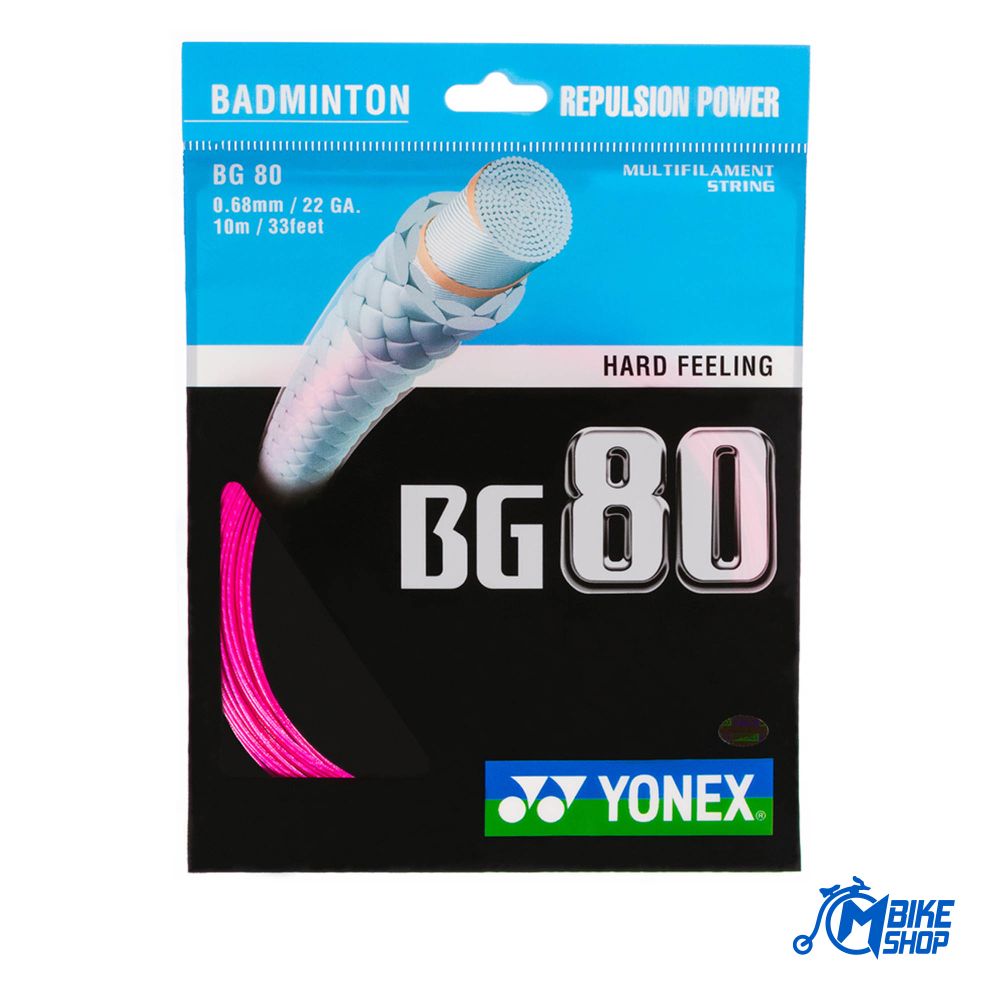Yonex Badminton žica Nylon String 80 10m, Neon Pink slika 1