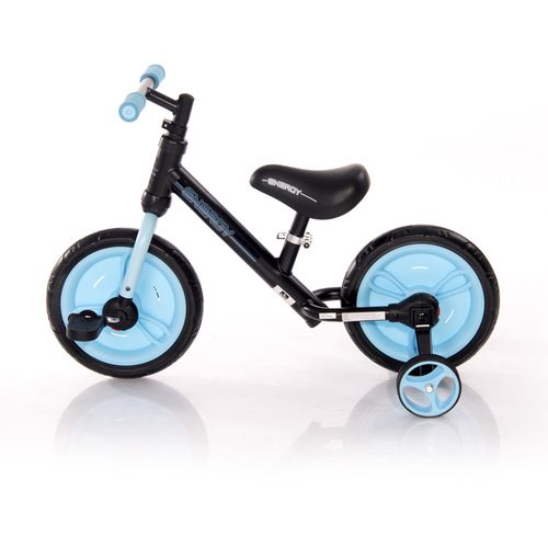 LORELLI ENERGY 2U1 Dječji Balansirajući Bicikl ili Bicikl s pedalama i Pomoćnim kotačima Black/Blue (2-4 god.) slika 3