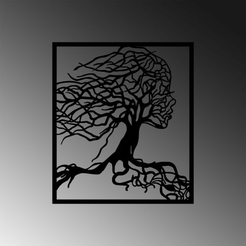 Wallity Metalna zidna dekoracija, Tree Woman - 261 slika 5