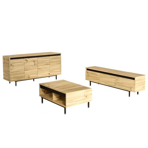 LV34-KL Oak
Black Living Room Furniture Set slika 11