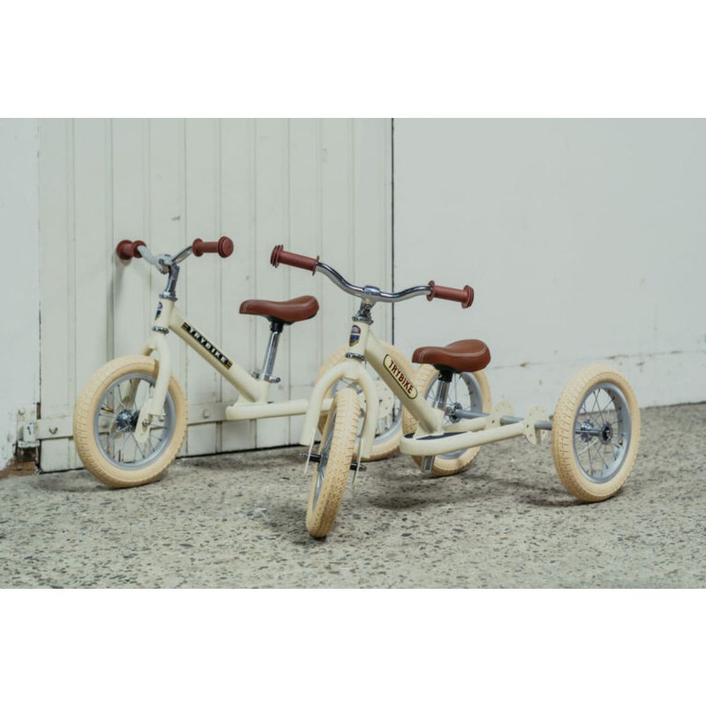 TRYBIKE Balans bicikl 2u1 Steel, Grey Matt slika 9