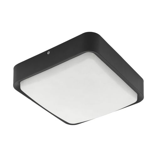 Eglo Piove-c vanjska/zidna/stropna, led, 14,6w, 1300lm, 250x250, crno/bijela  slika 1