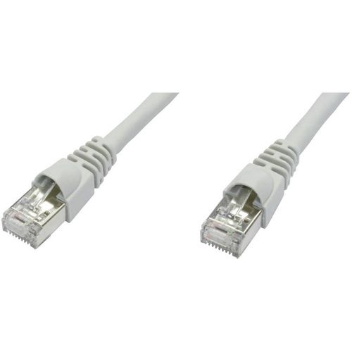 Telegärtner L00005A0051 RJ45 mrežni kabel, Patch kabel cat 6a S/FTP 10.00 m bijela vatrostalan, sa zaštitom za nosić, vatrostalan, bez halogena, UL certificiran 1 St. slika 1