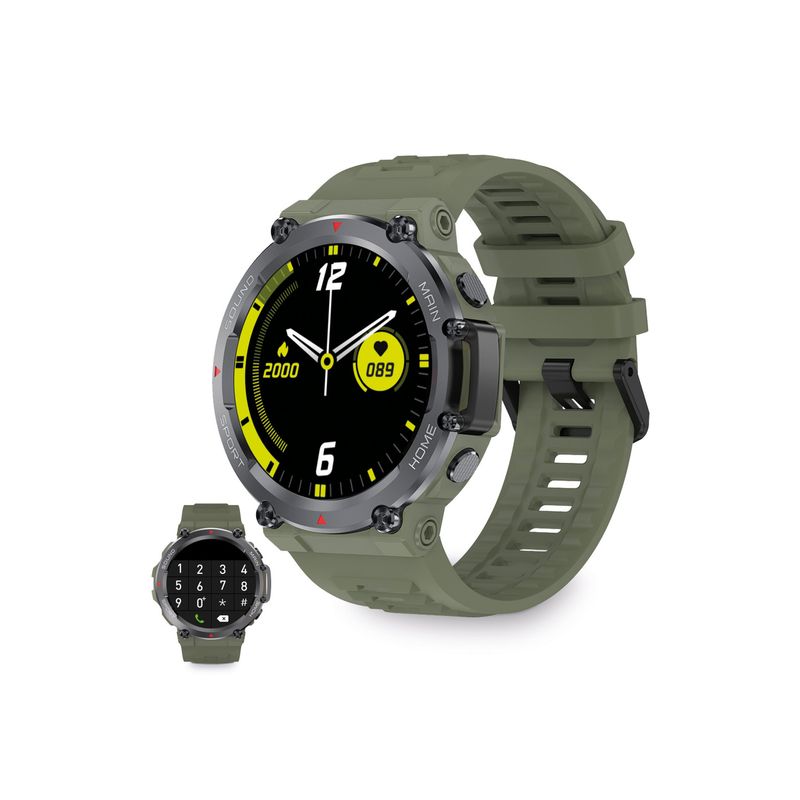 KSIX KSIX, smartwatch Oslo, 1.5″ zaslon, 5 dana aut., vodootporan, zeleni image