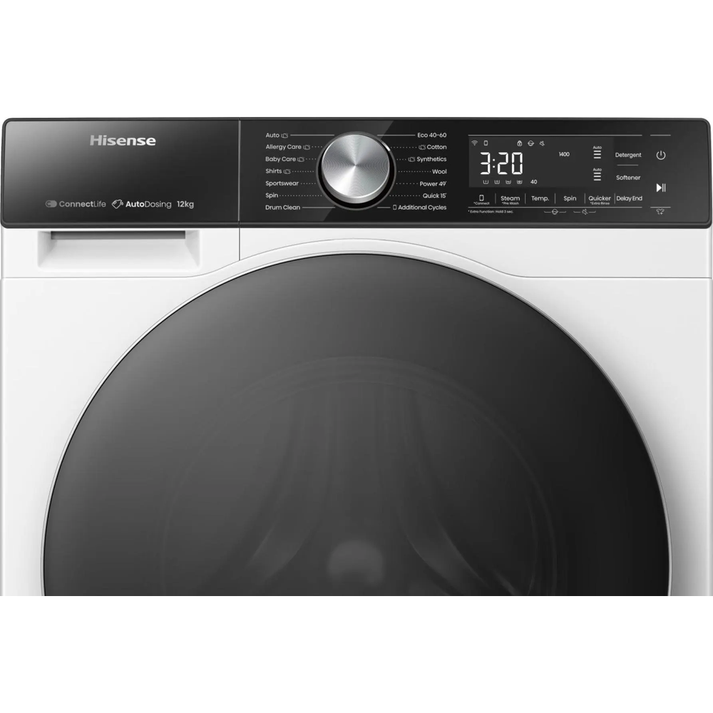 Hisense Mašina za veš WF5S1245BW 12 kg / 14 rpm  slika 4