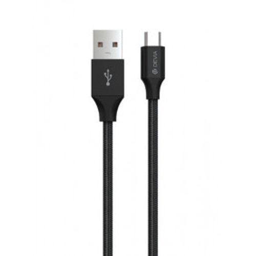 USB Devia Gracious Series Cable Micro 2.4A crna slika 1