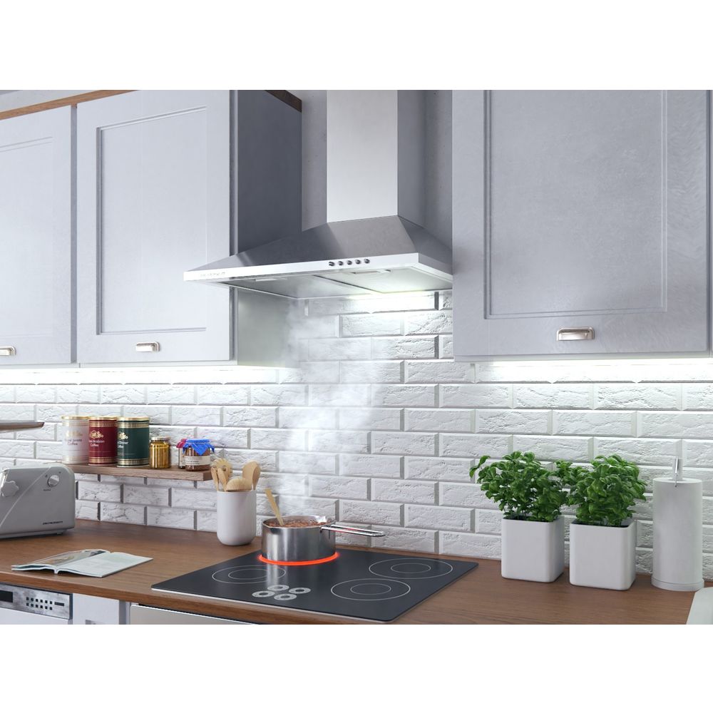 Berdsen BT-213 INOX kuhinjska napa s dimnjakom od 60 cm slika 6