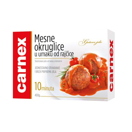 Carnex Mesne okruglice u umaku od rajčice 400g slika 2