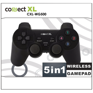Connect XL Gamepad wireless, 5u1, PC i PS1/2/3,  2,4GHz, 10met - CXL-WG500