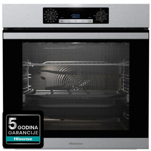 Hisense BSA65226AX Multifunkcionalna ugradna rerna, 77 l, Širina 59.5 cm, Dubina 56.4 cm, Inox slika 1