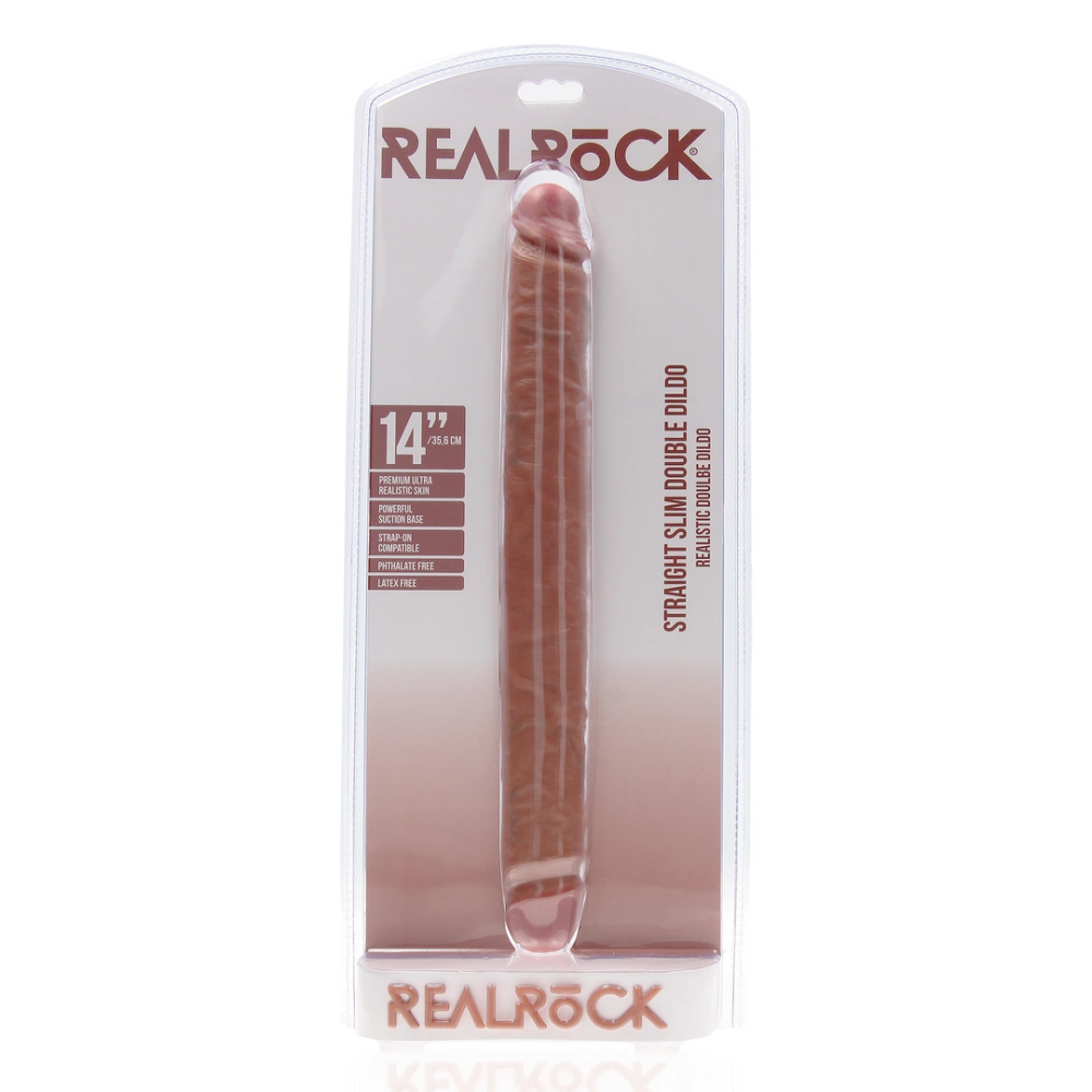 RealRock by Shots Slim Double Ended Dong 14 / 35,6 cm slika 7