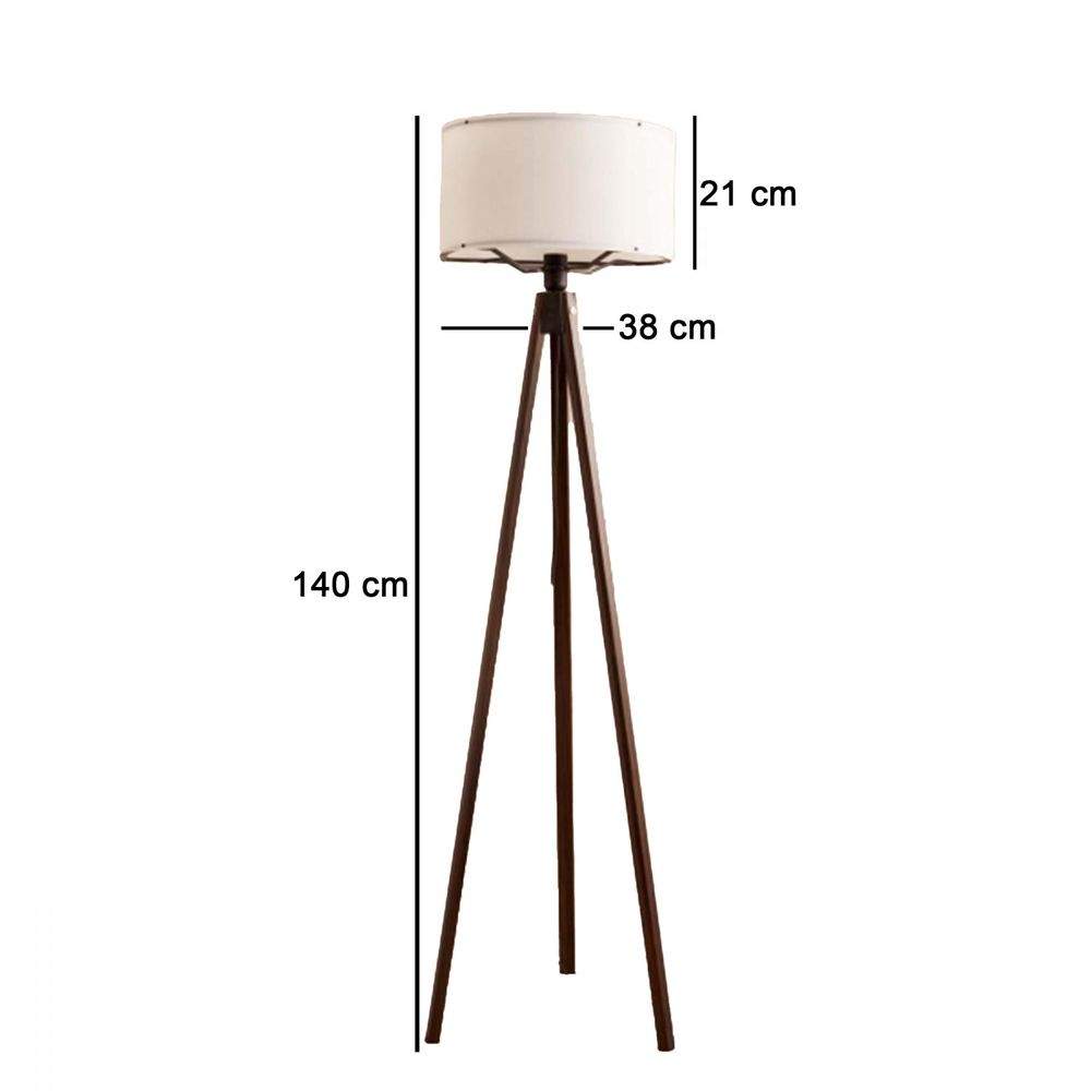 Podna Lampa AYD-3456 - Boje: Bijela i Smeđa slika 3