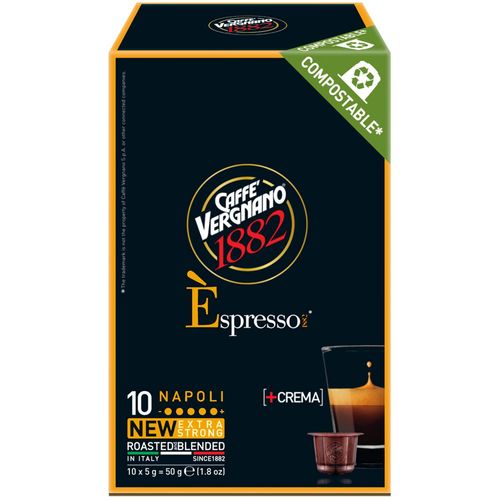 Caffe Vergano kapsule za kafu Napoli Nespresso kompatibilne 10 kom slika 1