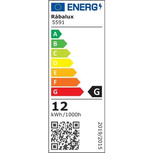 Rabalux Lois plafonska lampa integrisani LED hrom 12W slika 4