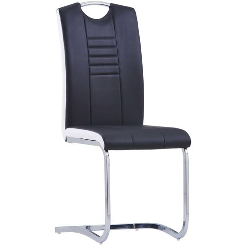 Konzolne blagovaonske stolice od umjetne kože 4 kom crne slika 18