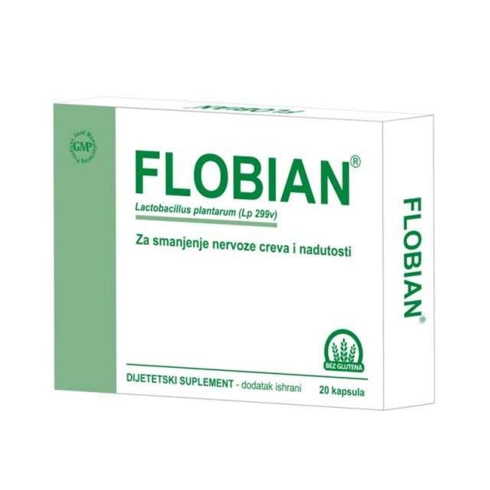 FLOBIAN CAPS A20 - Dijetski Suplement za Sindrom Iritabilnog Kolona slika 1