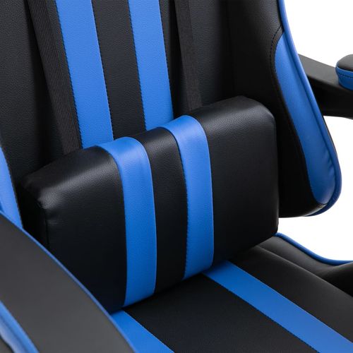 Igraća stolica od umjetne kože plava slika 38