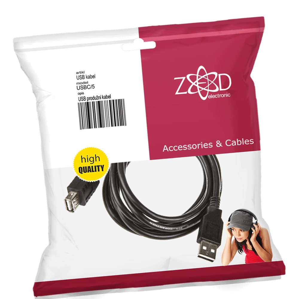 ZED electronic USB produžni kabl, dužina 5.0 metara - USBC/5 slika 1