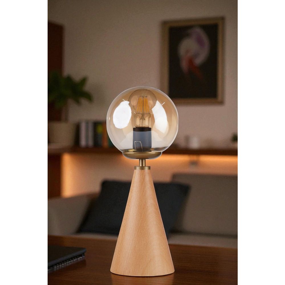 Lampa za sto HoneyGoldOak 8899-6 slika 2