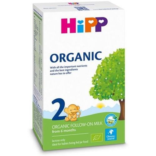 Hipp mleko organic 2 300g 6M+ slika 1