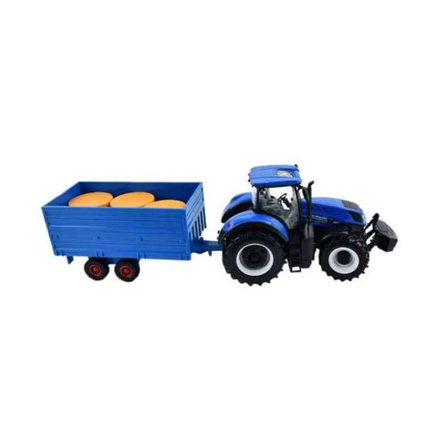 Burago Tractor With Trailer Asst. slika 4