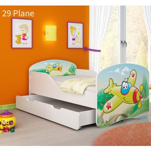 Dječji krevet ACMA s motivom + ladica 140x70 cm - 29 Aeroplane
