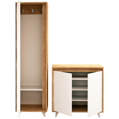 Omninde Oak
White Shoe Cabinet slika 5