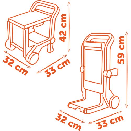 SMOBY Black&amp;Decker radionica na kotačima 360219 slika 7