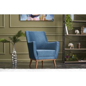 Atelier Del Sofa Fotelja, Plava, Gonca - Blue