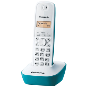Panasonic telefon bežični, LED display, bijelo/plavi, KX-TG1611FXC