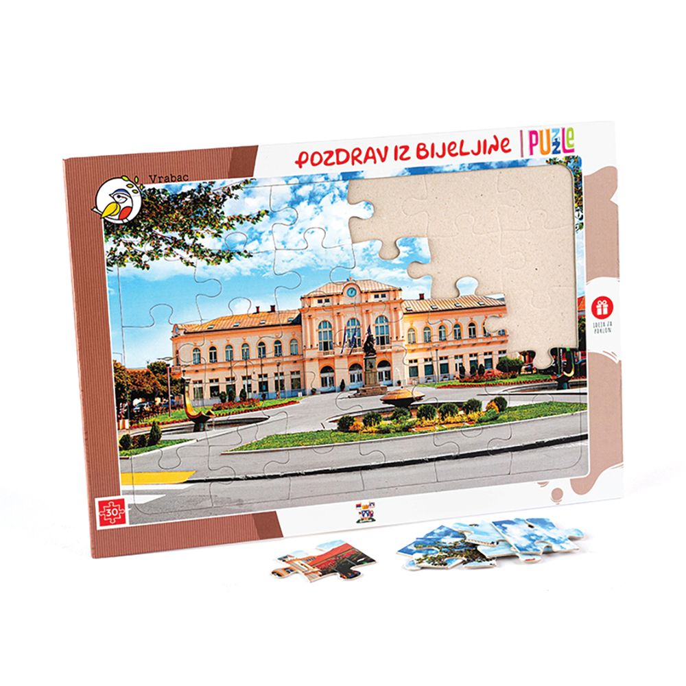 Vrabac Puzzle gradovi 30, Pozdrav iz Bijeljine slika 2