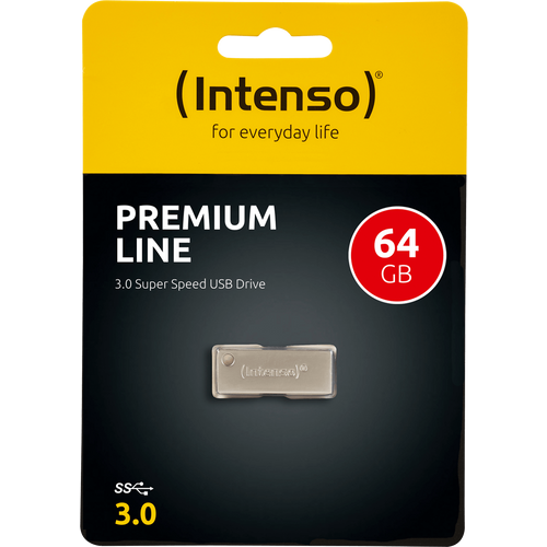 (Intenso) USB Flash 64GB Hi-Speed USB 3.0 up to 100MB/s, Premium Line - USB3.0-64GB/Premium Line slika 1