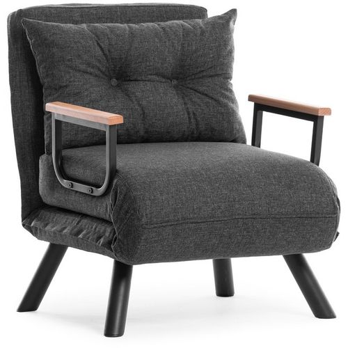 Atelier Del Sofa Naslonjač, Sando Single - Dark Grey slika 6