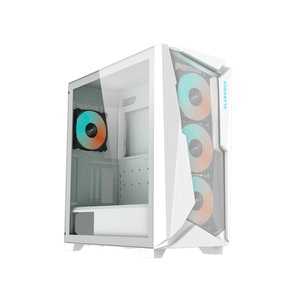 Gigabyte CASE C301G White3xARGB fans(1xRear; 3xFront)GPU H : 400mm; Dust filter