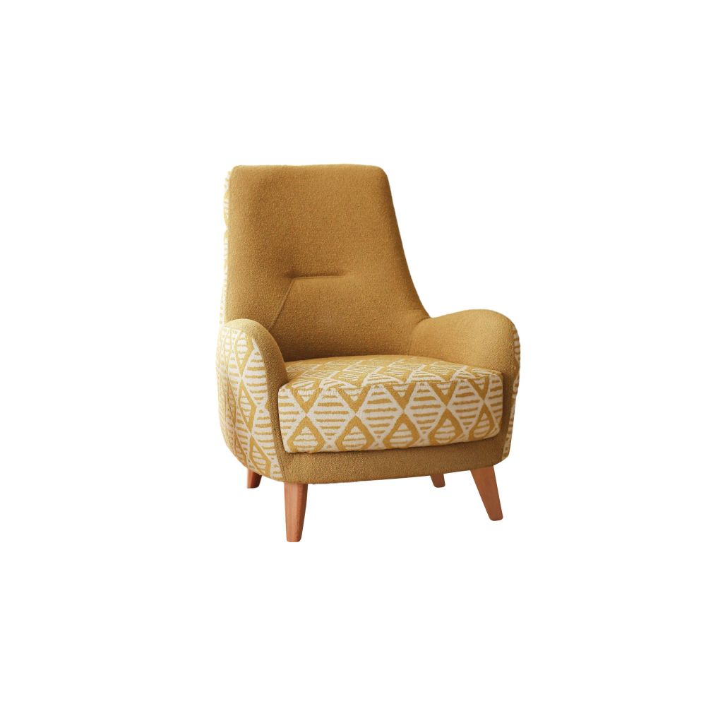 Aztek - Žuta Žuta Wing Chair slika 6