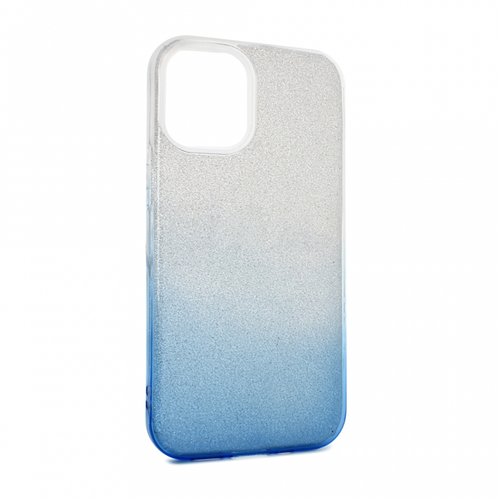 Torbica Double Crystal Dust za iPhone 12 Mini 5.4 plavo srebrna slika 1