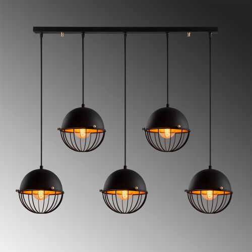 Sivani Tel - MR-345 Black
Gold Chandelier slika 3