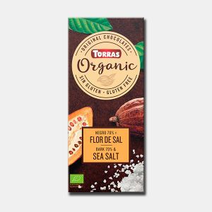 Torras Tamna čokolada EKO 70% kakao sa cvijetom soli 100 g