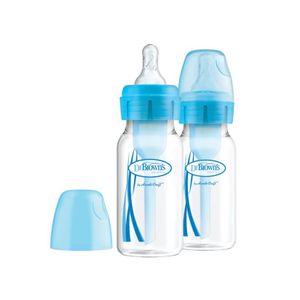Sb42405 4 oz/120 ml pp uske opcije + bočica - plava, pakiranje od 2 komada