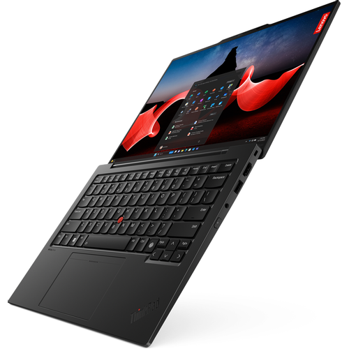 Lenovo 21KC006LCX ThinkPad X1 Carbon G12 (BLACK, paint) Core Ultra 7 155U (12C/14T, Max Turbo 4.8GHz/12MB), DDR5 32GB (int), SSD 1TB PCIe, 14.0" WUXGA (1920x1200) IPS AG 400n, Intel Graphics, WLAN, BT, KybUK BL, FPR, CamFHD+IR, 57Wh, Win 11 Pro slika 8