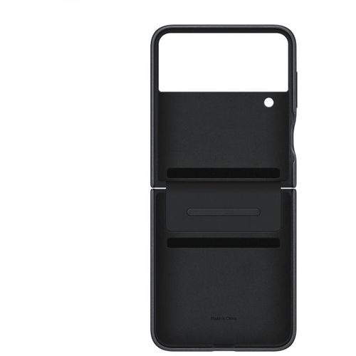 Samsung preklopna kozna maska za Flip 4, crna slika 4