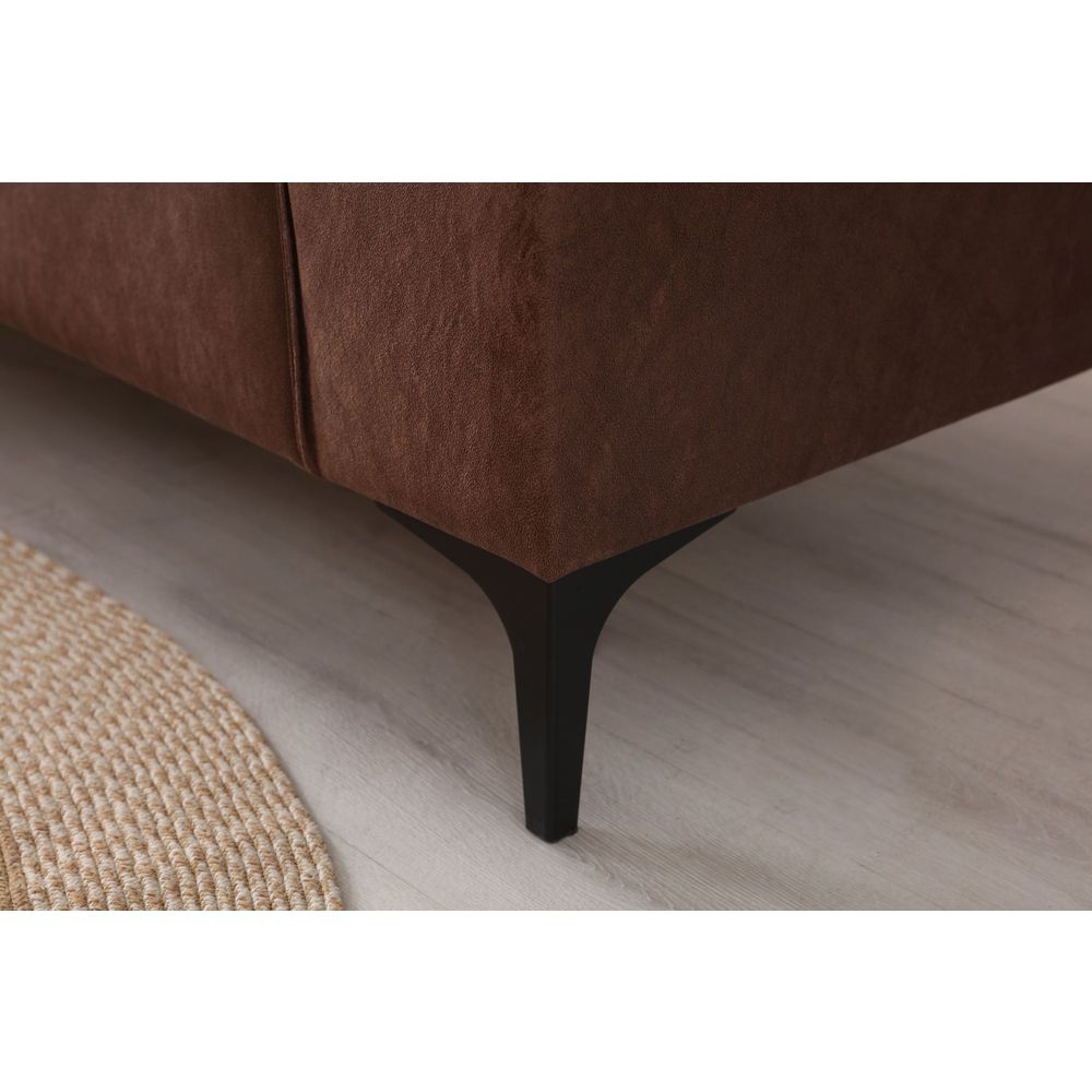 Ugaona sofa New Petra L - boja: kesten slika 6