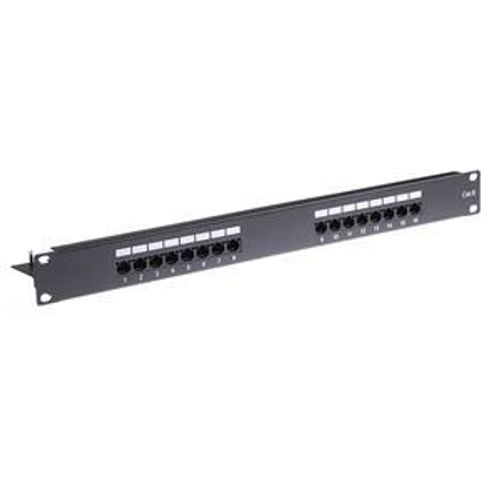 MaxLink 19" 16-Port Cat6 Patch Panel slika 1