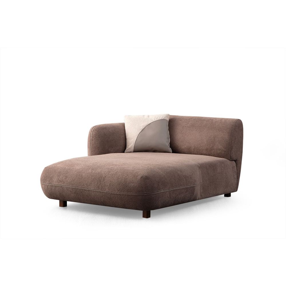 Ugaona sofa Pavia Corner 2 (L1,5+O1+Chlr) - boje: krem smeđa slika 8